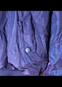 Reversible Hooded Bomber Jacket Size 48 inches  Fu