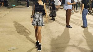 Christmas Offer Black &amp; White Mini Skirt