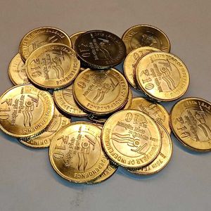2025 Ten Rupee UNC AKAM Coins | 20 Pcs
