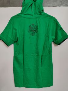 Aesthetic Green Colour T-shirt For Boys