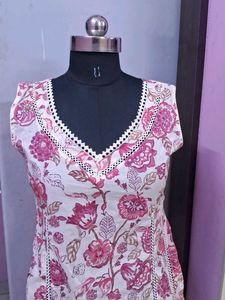 Floral Print Kurta