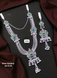 Silver Kandora Set