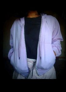 Fleece Crop Hood Jacket