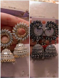 Jhumka Earrings Set