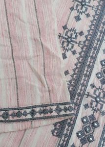 Embroidered Stylish Pink Straight Kurti