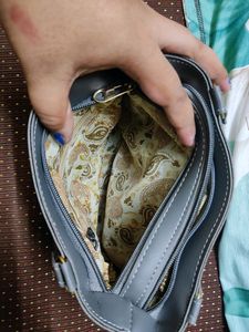 Amazing Grey Hand Bag For Women