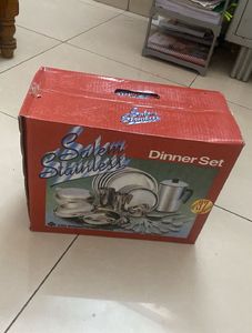 ‼️Salem Stainless Dinner Set - 37 Pieces