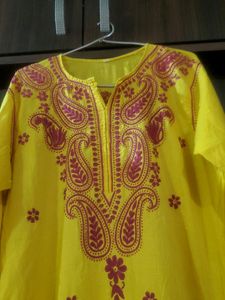 Pretty Embroidery Work Kurta..