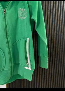 Green Sweatshirt Women Sporty