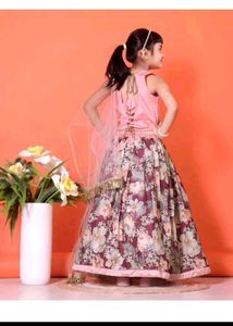 Floral Lehenga Choli Set for 10 _12 yrs