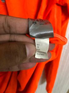 Champion Orange Long Sleeve T Shirt