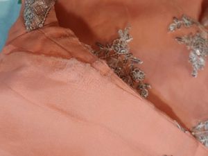 Pakistani Peach Partywear
