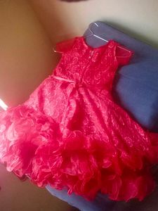 Red &amp; Gold Party Dress