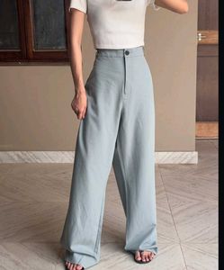High Waist Mint Green Trousers/PANTS