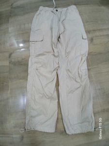Beige Cargo Pants