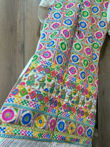 Colorful Full Work Embroidered Kurta