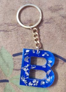 Letter B Keychain