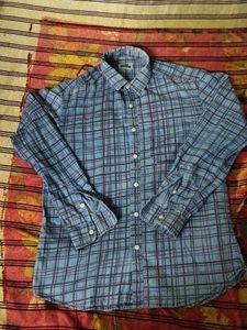 Blue Plaid Shirt