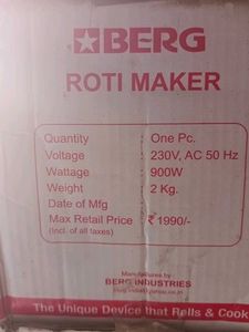 Unused Roti Maker