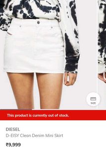 Diesel De-Eisy Denim Skirt
