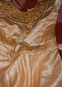 Elegant Gold Evening Dress