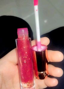 Sparkly Pink Lip Gloss