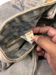 Vintage Wash Denim Jeans