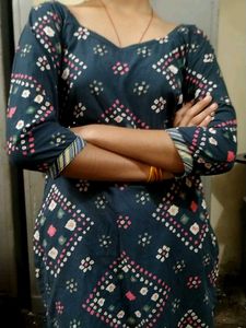 Bandhani Print Dress