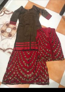 Beautiful Kurti ,Choli And Lehnga With Duptta