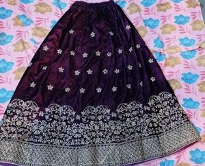 Elegant Embroidered Lehenga Choli for 10year