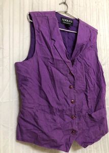 Adolfo Purple Waistcoat