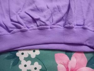 Lavender Crewneck winter Tshirt