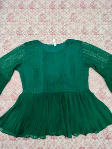 Peplum Crop Top