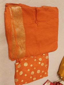 Orange saree