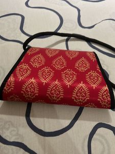 Embroidered Clutch Purse