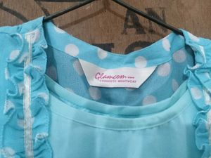 Night Gown Set Short And Full Shrug