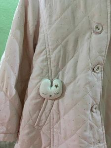 Cute Quilted Baby Girl&#39;s Coat