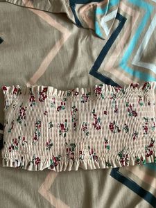 Stripless Padded Crop Top