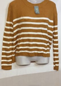 Striped Knit Sweater