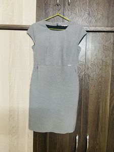 Van Heusen formal A line Grey dress