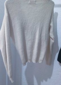 Twist Front Knit Sweater