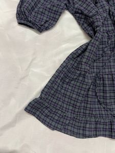Checked Vintage Dress