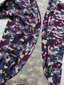 Camo Open Front Cardigan