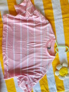 Pink Striped T-Shirt