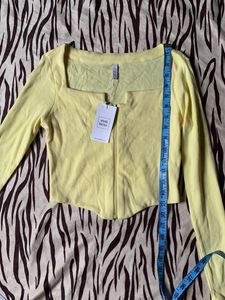 Yellow Long Sleeve Top