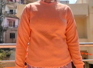 Peach Knit Pullover