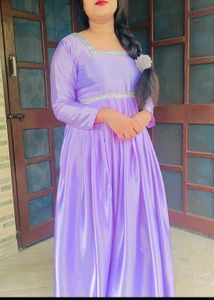 Elegant Purple Ethnic Gown