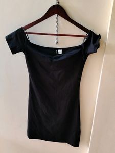 Cute Black Colour Off Shoulder One Piece