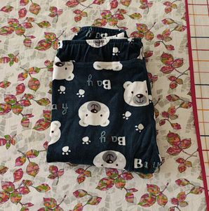 Blue Warm Legging For 5-6 Year Girl