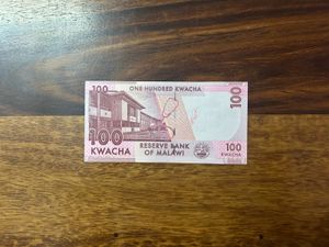 20, 50, 100, 200 MALAWIAN KWACHA BANKNOTES
